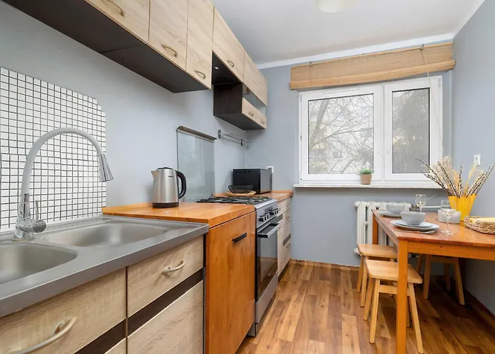 شقة Cozy With Balcony In Cracow By Renters *