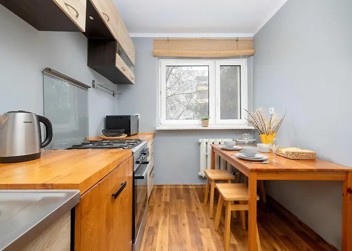 شقة Cozy With Balcony In Cracow By Renters